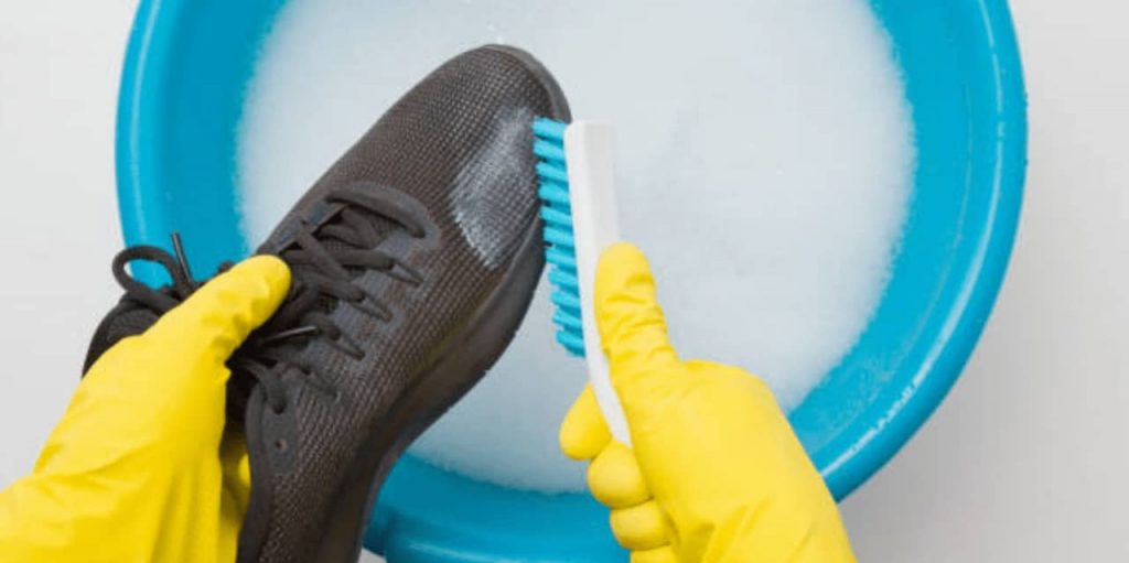 Cleaning-Shoes-by-Hand