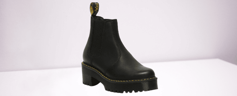 Rometty Women's Leather Platform Chelsea Boots