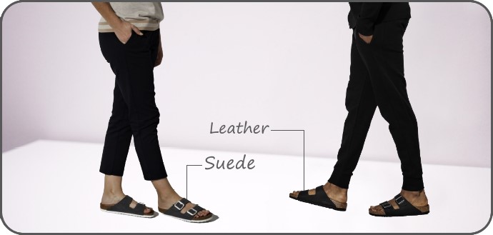 Birkenstock Suede vs Leather (Side-by-Side Comparison)