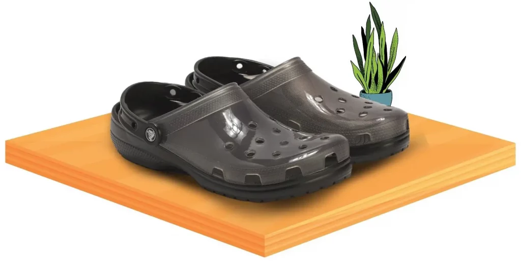 Clear Crocs
