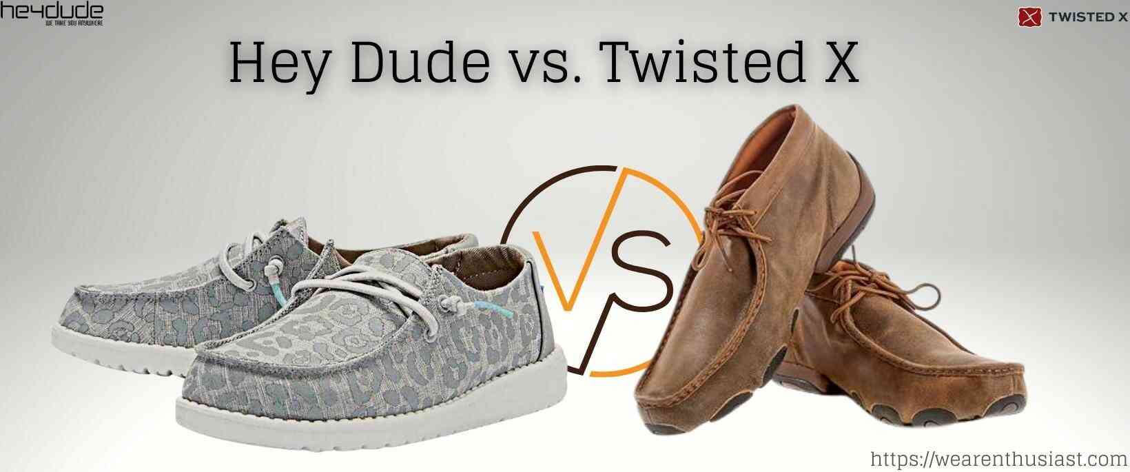 Hey Dude vs. Twisted X