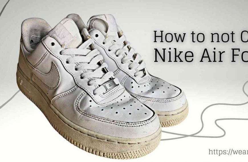How to not Crease Nike Air Forces?