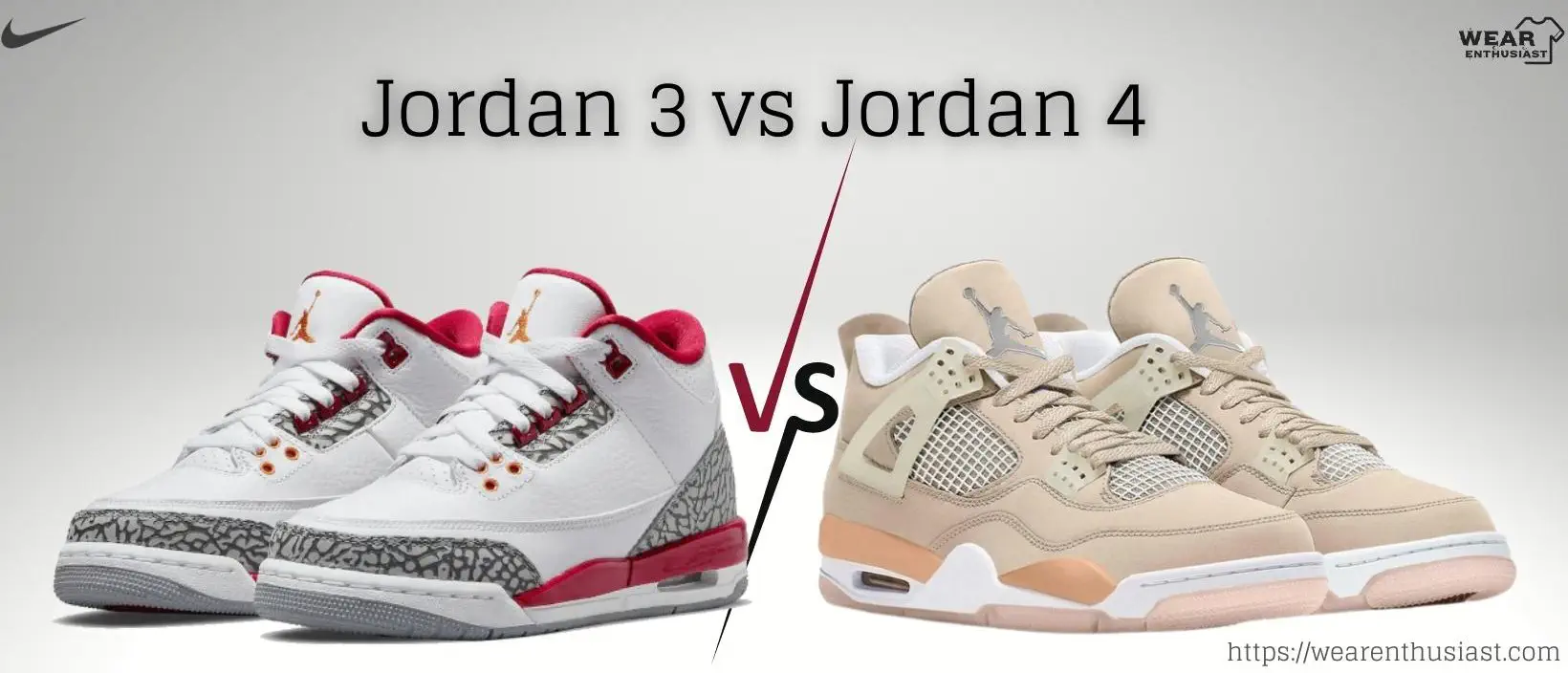 Jordan 3 vs 4