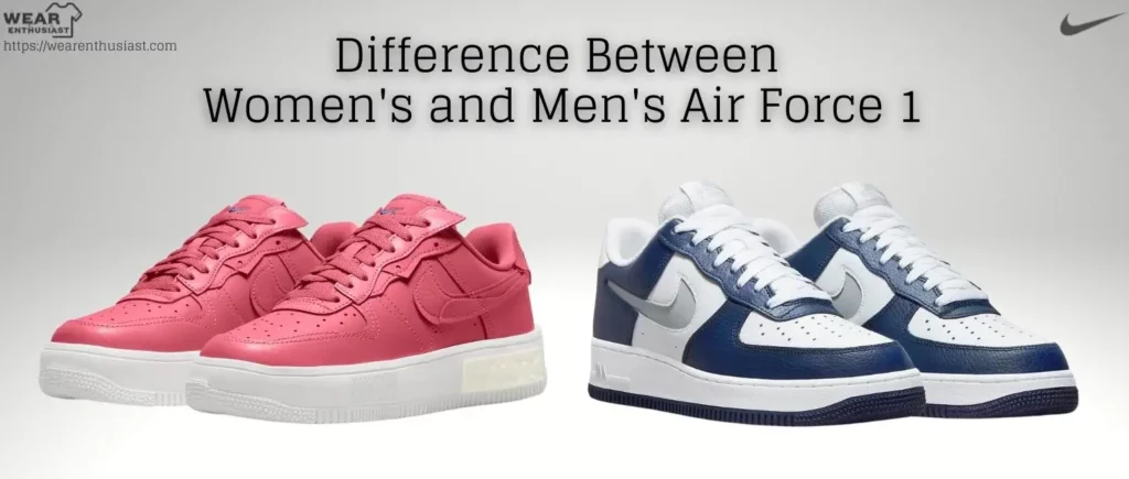 Difference Between Women's and Men's Air Force 1