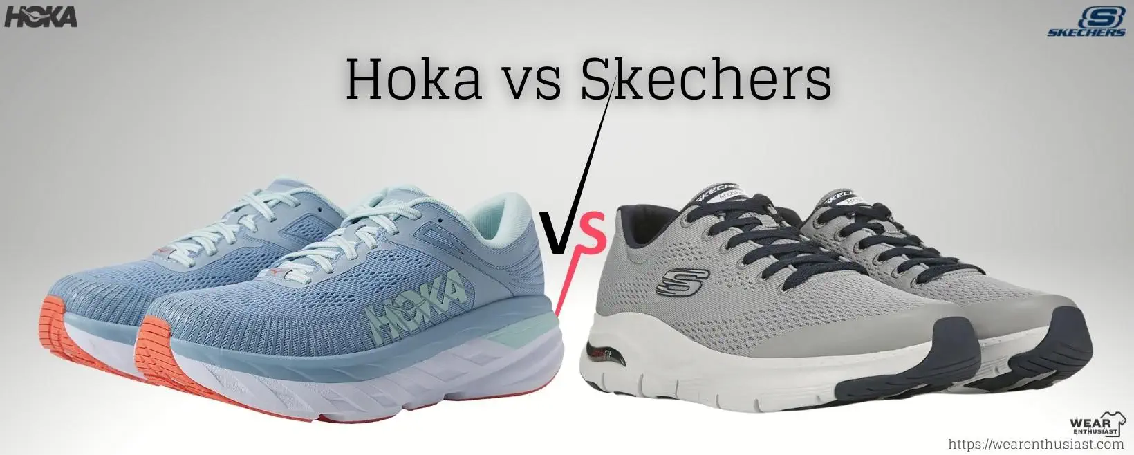 Hoka vs Skechers Shoes