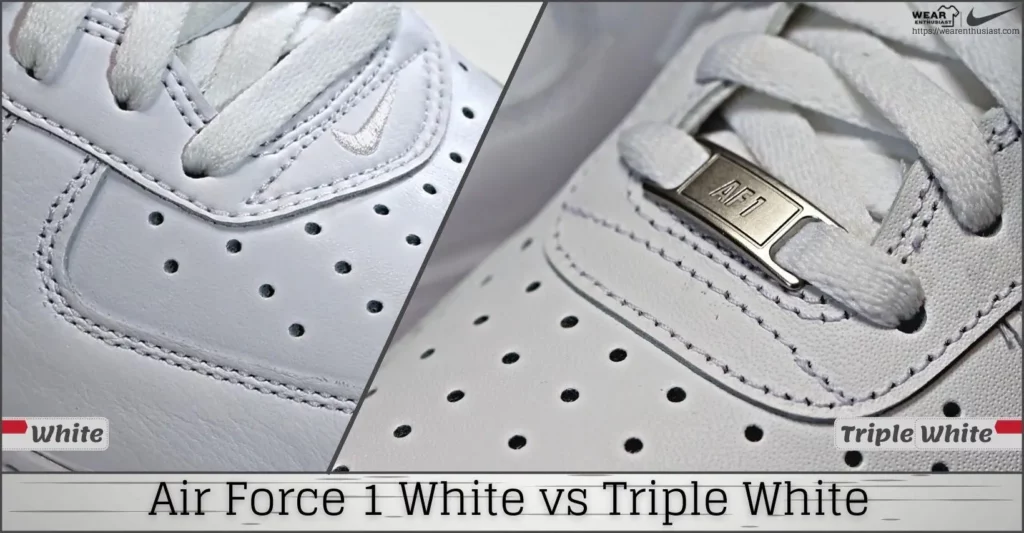 Air Force 1 White vs Triple White (Quick Facts)