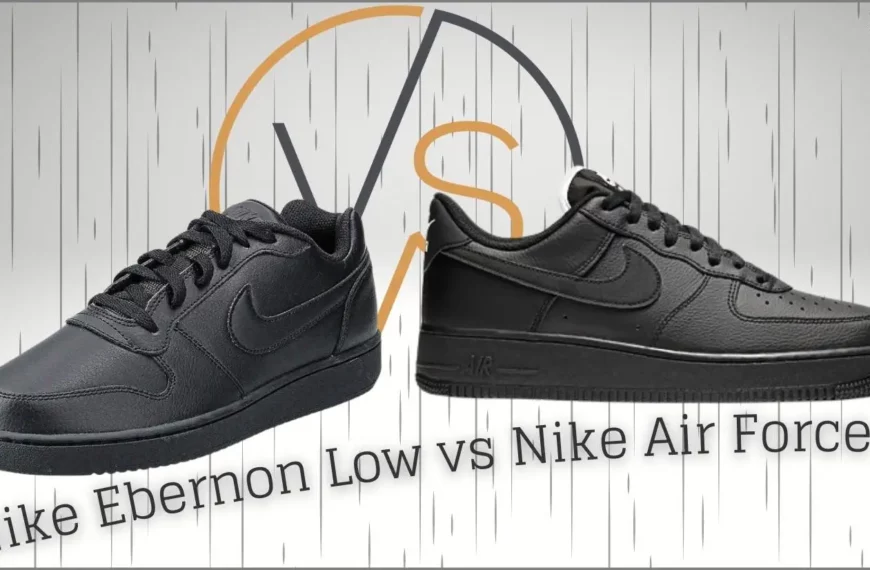 Nike Ebernon Low vs Air Force 1