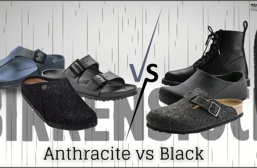 Birkenstock Anthracite vs Black