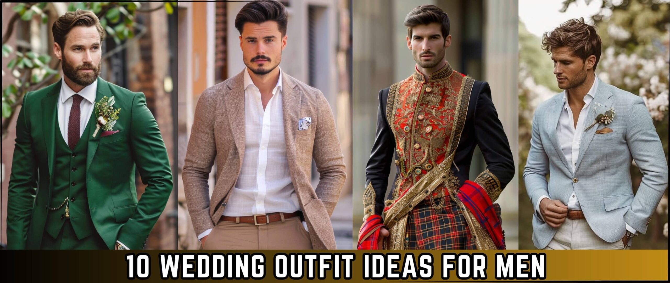 10 Wedding Outfit Ideas for Men