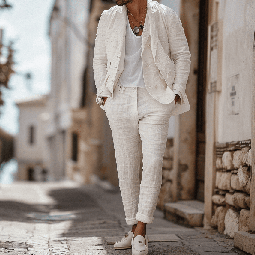 10 All-White Outfit Ideas for Men